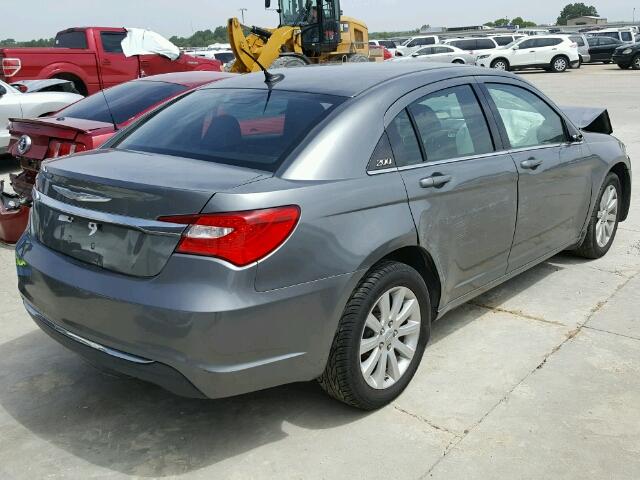 1C3CCBBBXCN170540 - 2012 CHRYSLER 200 TOURIN GRAY photo 4