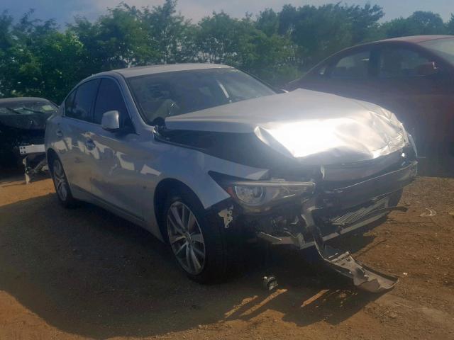 JN1BV7AR5FM397435 - 2015 INFINITI Q50 BASE SILVER photo 1