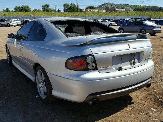 6G2VX12U96L499287 - 2006 PONTIAC GTO SILVER photo 3