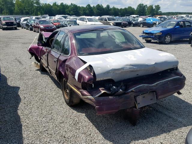 2FALP74W4RX180216 - 1994 FORD CROWN VICT BURGUNDY photo 3