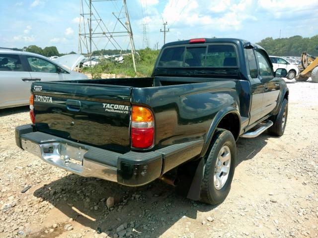 5TESN92N33Z180246 - 2003 TOYOTA TACOMA XTR BLACK photo 4