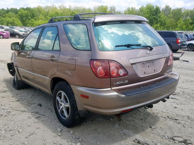 JT6HF10U4X0087915 - 1999 LEXUS RX 300 TAN photo 3