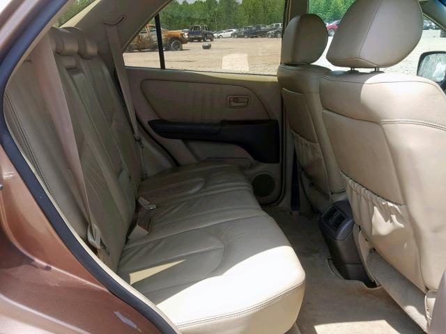 JT6HF10U4X0087915 - 1999 LEXUS RX 300 TAN photo 6