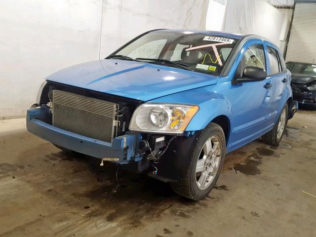 1B3HB48B68D750695 - 2008 DODGE CALIBER SX BLUE photo 2