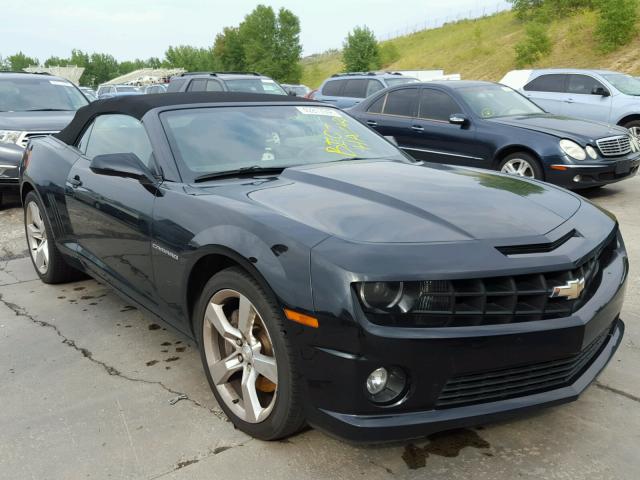 2G1FT3DW8B9206511 - 2011 CHEVROLET CAMARO 2SS BLACK photo 1