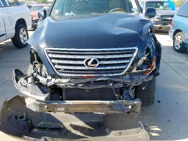 JTJBT20X760118514 - 2006 LEXUS GX 470 BLACK photo 7