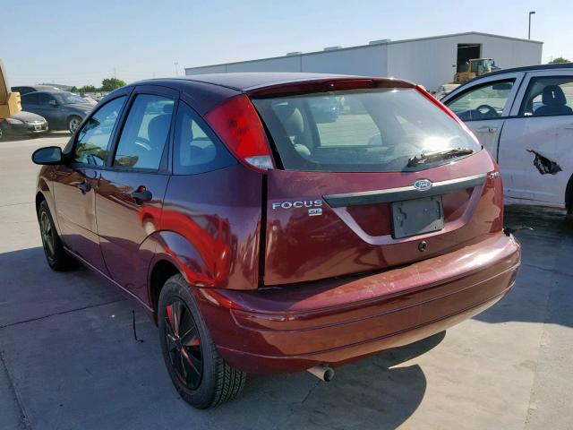 1FAFP37NX6W167891 - 2006 FORD FOCUS ZX5 BURGUNDY photo 3