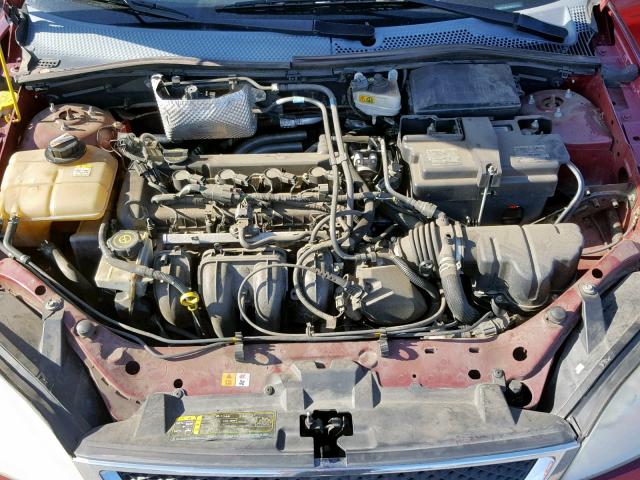 1FAFP37NX6W167891 - 2006 FORD FOCUS ZX5 BURGUNDY photo 7