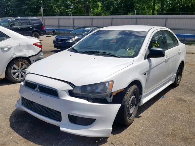 JA32U2FU6FU009207 - 2015 MITSUBISHI LANCER ES WHITE photo 2