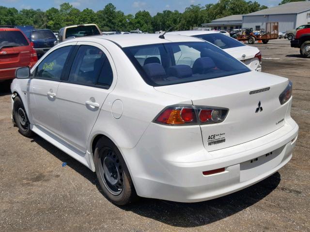 JA32U2FU6FU009207 - 2015 MITSUBISHI LANCER ES WHITE photo 3