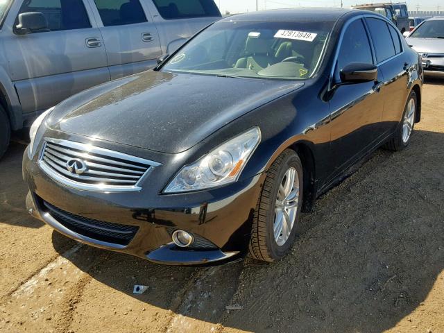 JN1CV6APXCM932378 - 2012 INFINITI G37 BASE BLACK photo 2