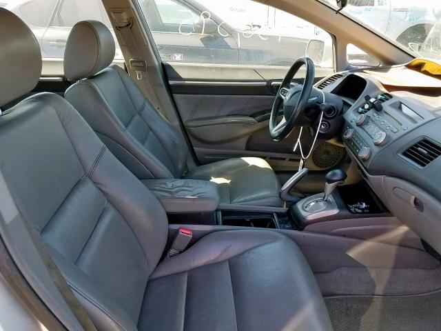 19XFA16929E032567 - 2009 HONDA CIVIC EXL 银色 照片 5