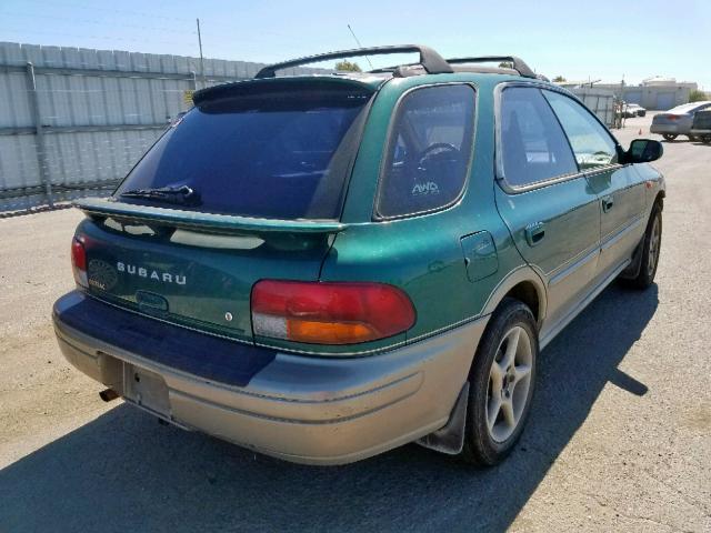 JF1GF4856YH810563 - 2000 SUBARU IMPREZA OU GREEN photo 4