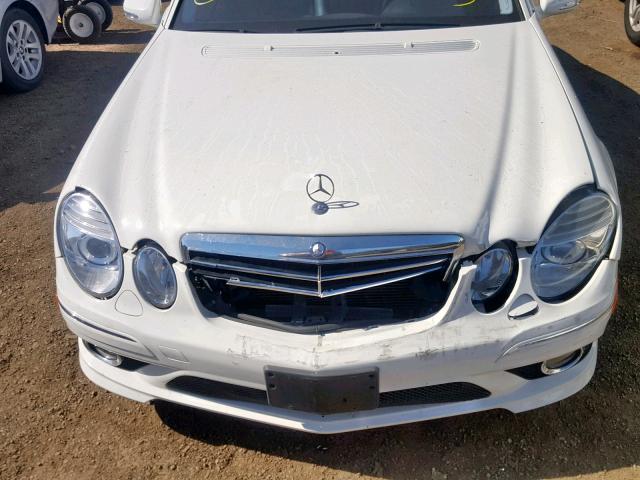 WDBUF56X49B395818 - 2009 MERCEDES-BENZ E 350 WHITE photo 9