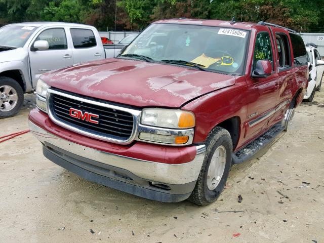 1GKEC16Z46J111862 - 2006 GMC YUKON XL C MAROON photo 2