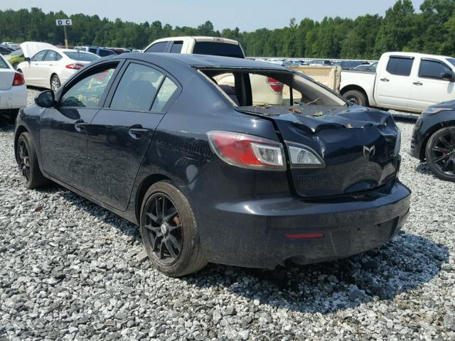 JM1BL1UF3C1522317 - 2012 MAZDA 3 I BLACK photo 3