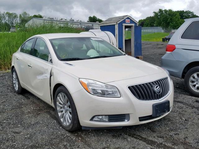 2G4GS5EKXC9144953 - 2012 BUICK REGAL PREM CREAM photo 1