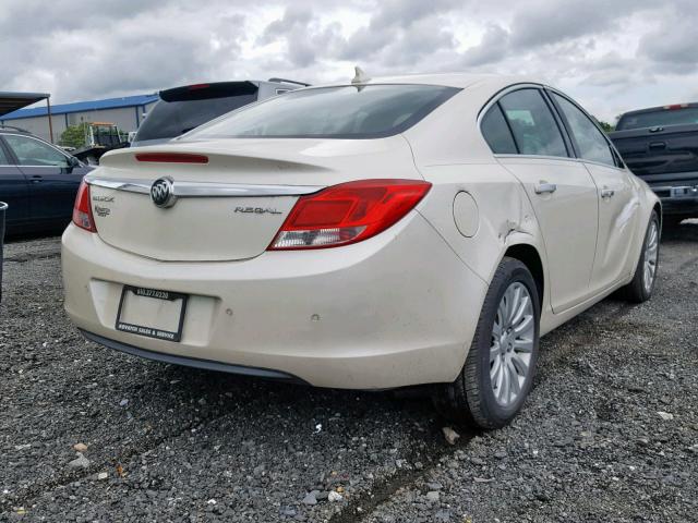 2G4GS5EKXC9144953 - 2012 BUICK REGAL PREM CREAM photo 4