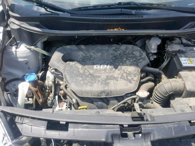 KNADM5A33D6268343 - 2013 KIA RIO LX SILVER photo 7