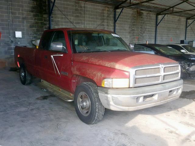 3B7KC23D7VM516421 - 1997 DODGE RAM 2500 RED photo 1