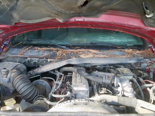 3B7KC23D7VM516421 - 1997 DODGE RAM 2500 RED photo 7