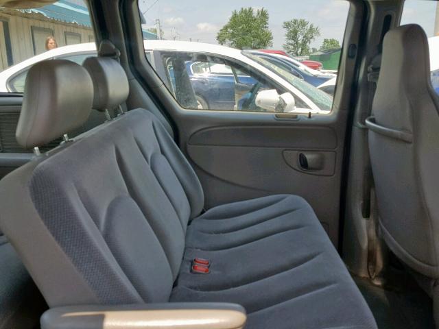 1B4GP25B42B620077 - 2002 DODGE CARAVAN SE BLUE photo 6