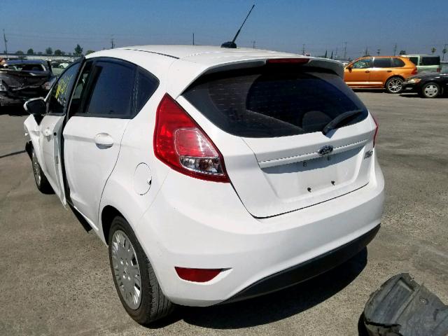 3FADP4TJXFM111613 - 2015 FORD FIESTA S WHITE photo 3