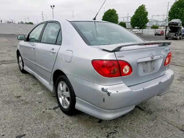 1NXBR32E27Z865561 - 2007 TOYOTA COROLLA CE SILVER photo 3