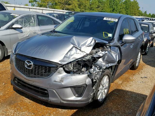 JM3KE2BE0E0325292 - 2014 MAZDA CX-5 SPORT GRAY photo 2