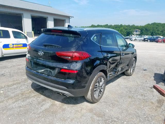 KM8J3CAL3KU944310 - 2019 HYUNDAI TUCSON LIM BLACK photo 4