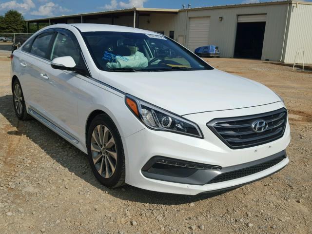 5NPE34AF7HH483931 - 2017 HYUNDAI SONATA SPO WHITE photo 1