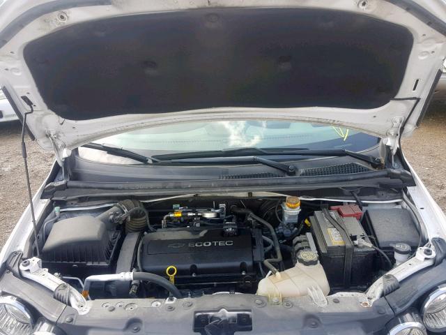 1G1JB5SH4F4197263 - 2015 CHEVROLET SONIC LS WHITE photo 7