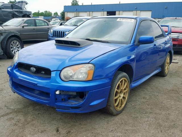 JF1GD70644L522334 - 2004 SUBARU IMPREZA WR BLUE photo 2