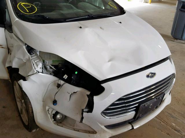 3FADP4EJ1HM136349 - 2017 FORD FIESTA SE WHITE photo 9