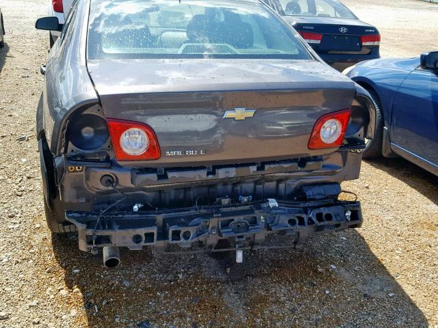 1G1ZC5EB5A4150775 - 2010 CHEVROLET MALIBU 1LT 灰色 照片 9