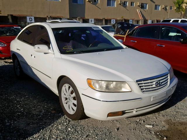 KMHFC46F17A155564 - 2007 HYUNDAI AZERA SE WHITE photo 1