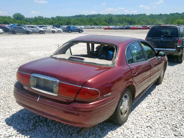 1G4HP54KXY4165660 - 2000 BUICK LESABRE CU MAROON photo 4