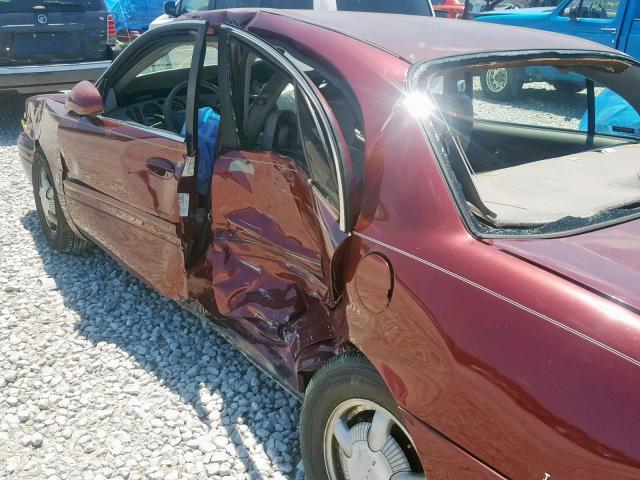 1G4HP54KXY4165660 - 2000 BUICK LESABRE CU MAROON photo 9