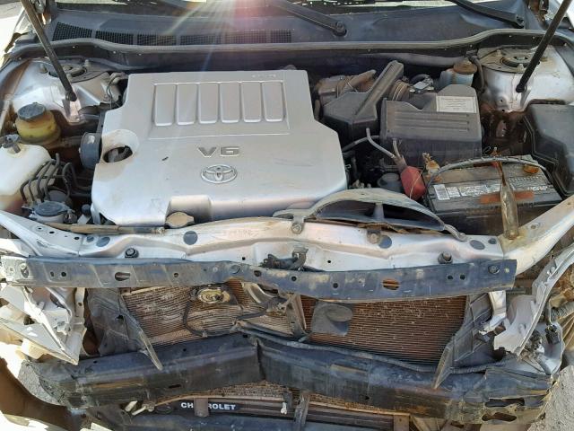 4T1BK46K67U051312 - 2007 TOYOTA CAMRY NEW SILVER photo 7