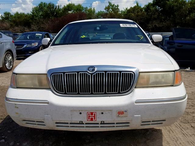 2MEFM75WXWX648166 - 1998 MERCURY GRAND MARQ WHITE photo 9