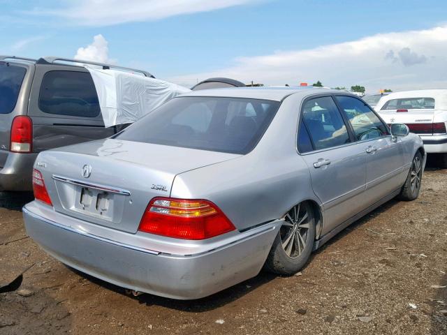 JH4KA9656YC007850 - 2000 ACURA 3.5RL SILVER photo 4