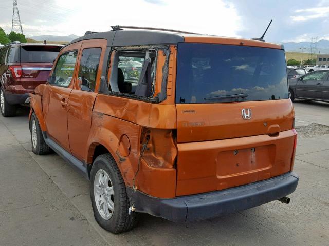 5J6YH28766L010848 - 2006 HONDA ELEMENT EX ORANGE photo 3