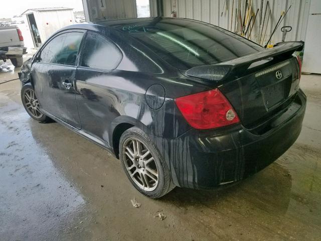 JTKDE167870194311 - 2007 TOYOTA SCION TC შავი ფოტო 3