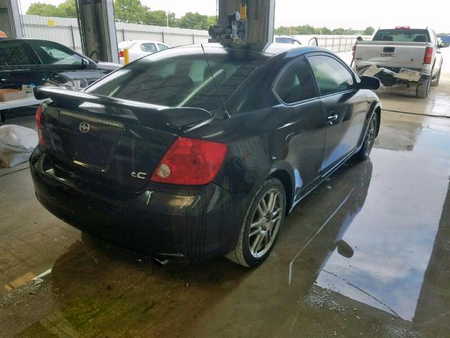 JTKDE167870194311 - 2007 TOYOTA SCION TC შავი ფოტო 4