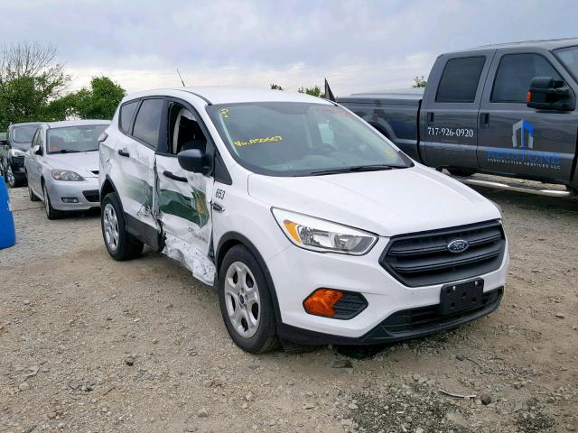 1FMCU0F7XHUA50667 - 2017 FORD ESCAPE S WHITE photo 1