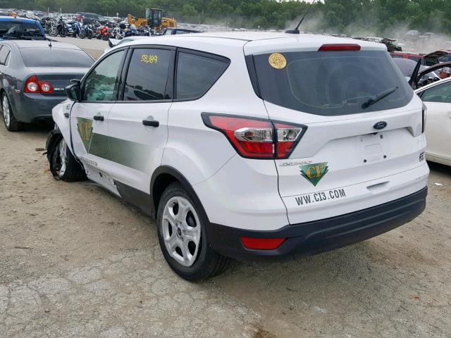 1FMCU0F7XHUA50667 - 2017 FORD ESCAPE S WHITE photo 3