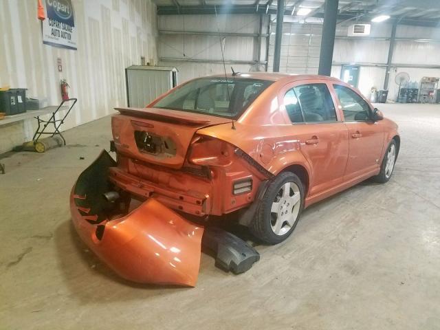 1G1AM58B067668031 - 2006 CHEVROLET COBALT SS ORANGE photo 4