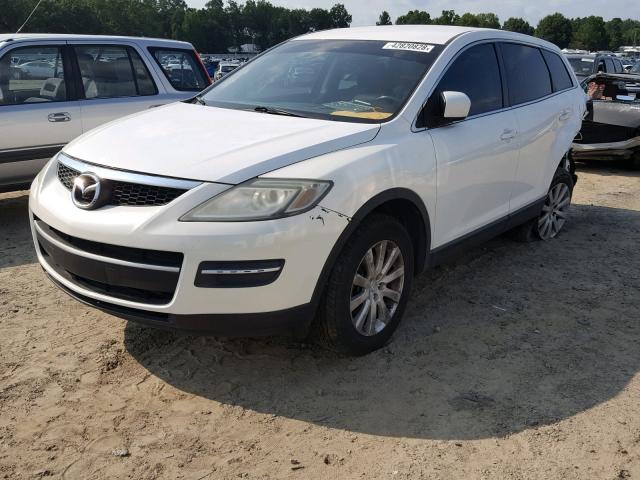 JM3TB28A780125600 - 2008 MAZDA CX-9 WHITE photo 2