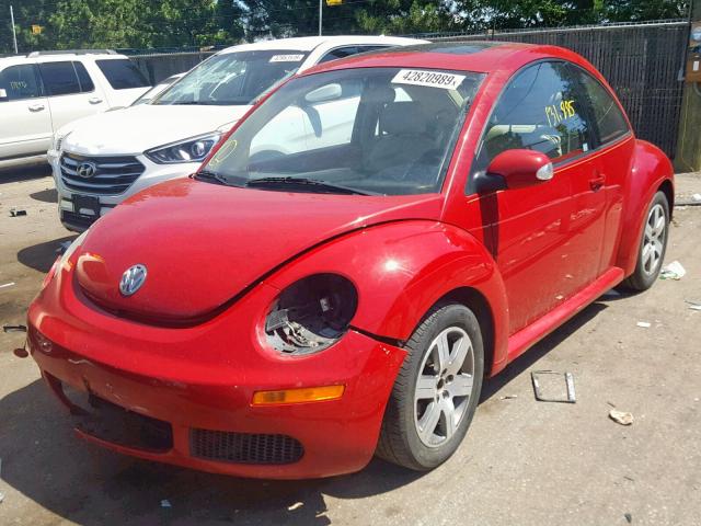 3VWRW31C06M409442 - 2006 VOLKSWAGEN NEW BEETLE წითელი ფოტო 2