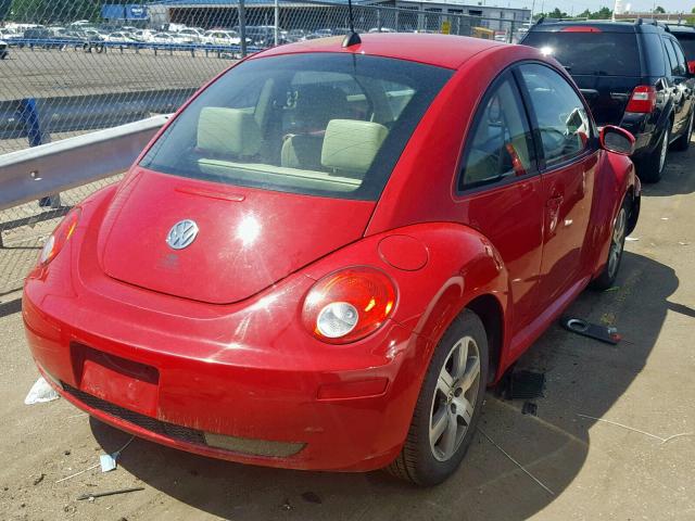 3VWRW31C06M409442 - 2006 VOLKSWAGEN NEW BEETLE წითელი ფოტო 4